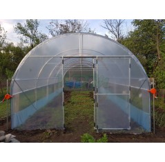 Solar legume hobby 4m x 10m cu aerisire laterala