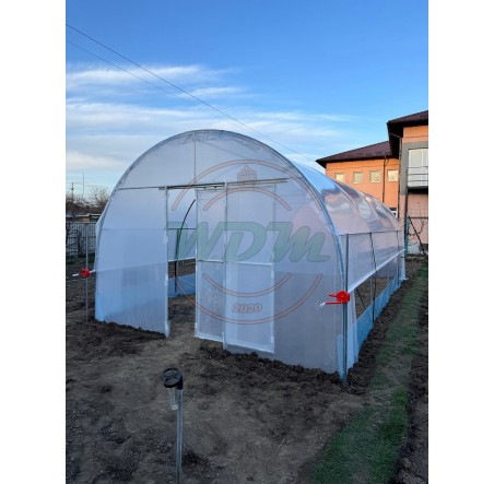 Solar legume hobby 4m x 8m cu aerisire laterala