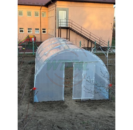 Solar legume hobby 4m x 8m cu aerisire laterala