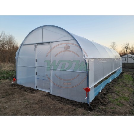 Solar legume 4m x 10m cu aerisire laterala