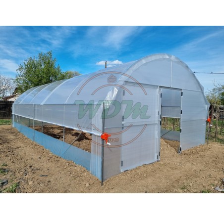 Solar legume 5m x 10m cu aerisire laterala