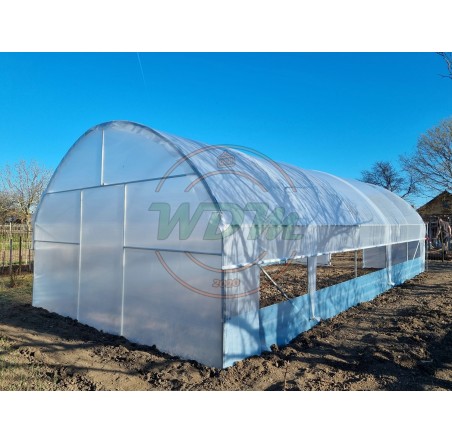 Solar legume 5m x 10m cu aerisire laterala