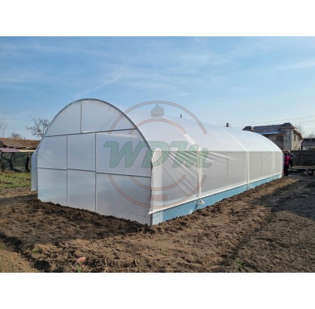 Solar legume 5m x 12m cu aerisire laterala