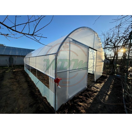 Solar legume 5m x 8m cu aerisire laterala