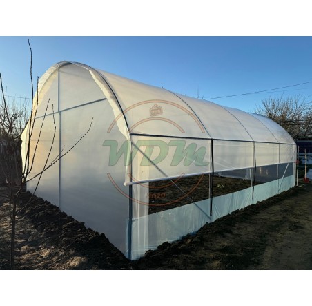 Solar legume 5m x 8m cu aerisire laterala