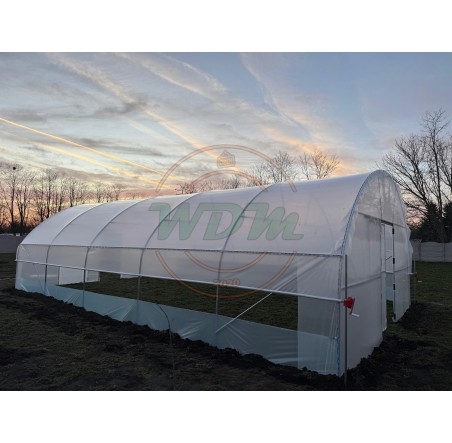 Solar legume 6m x 10m cu aerisire laterala