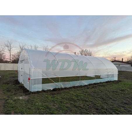 Solar legume 6m x 10m cu aerisire laterala