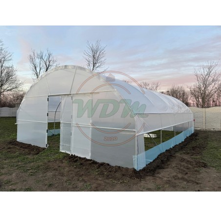 Solar legume 6m x 10m cu aerisire laterala